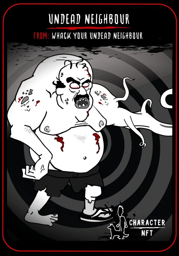 Whack Yur Undead Neighbour NFT Play-to-earn horror NFT game Undead neighbour NFT