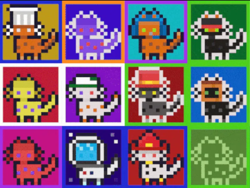 FunkyBirds #1 Collection Of FunkyBirds Pixel Art - Mint Space NFT  Marketplace - Buy, Sell and Create NFTs Art Tokens without Fees