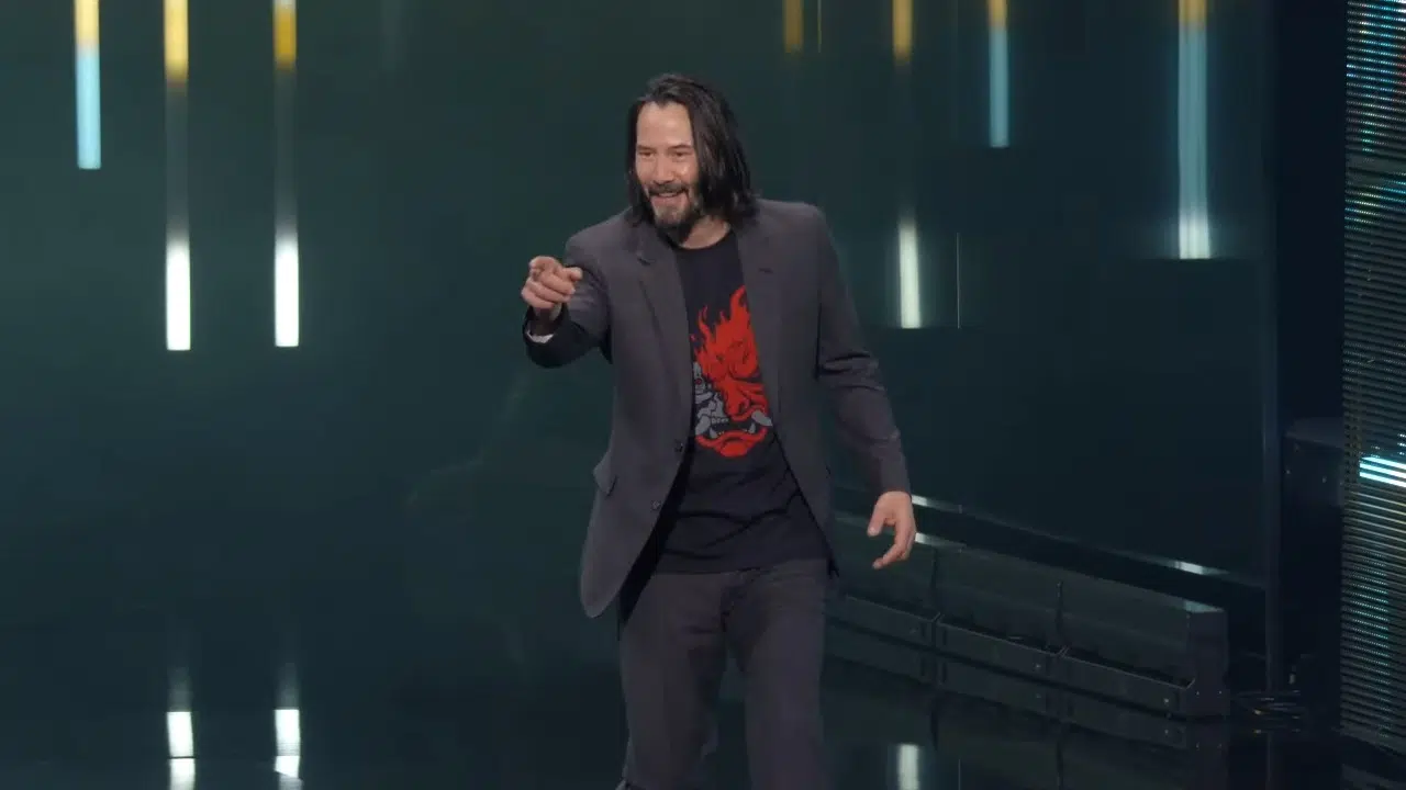 Keanu Reeves up at E3