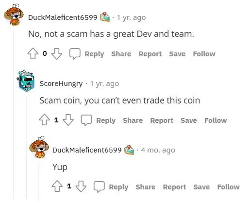 The coin you can't even trade Source Reddit
